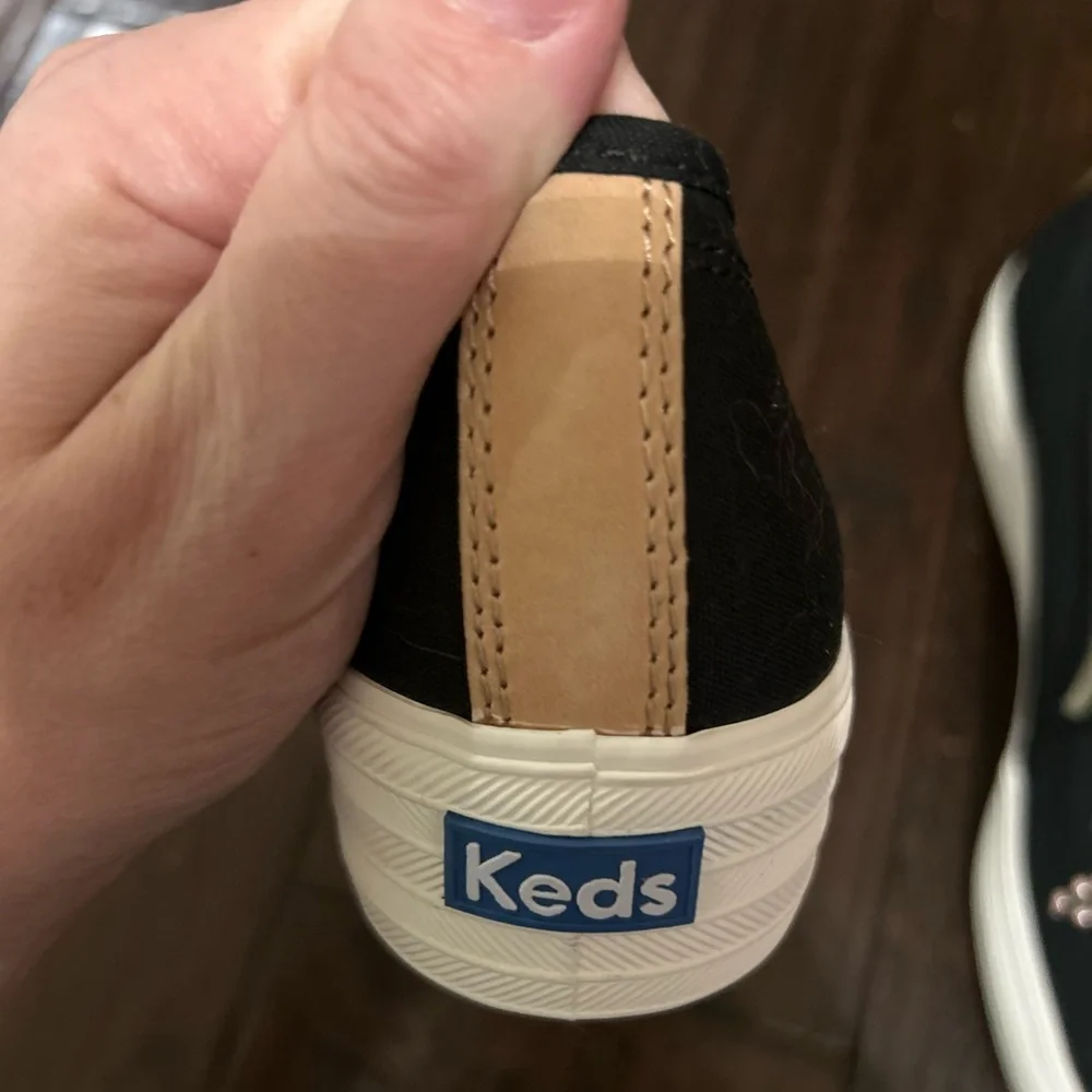 Keds Rifle Paper floral embellished Sneaker Sz 10 Platform Slip On Anthropologie - Picture 4 of 5